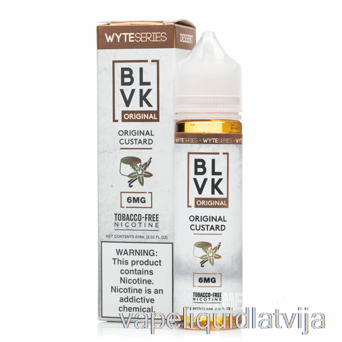 Oriģinālais Olu Krēms - Blvk - 60ml 0mg Vape šķidrums